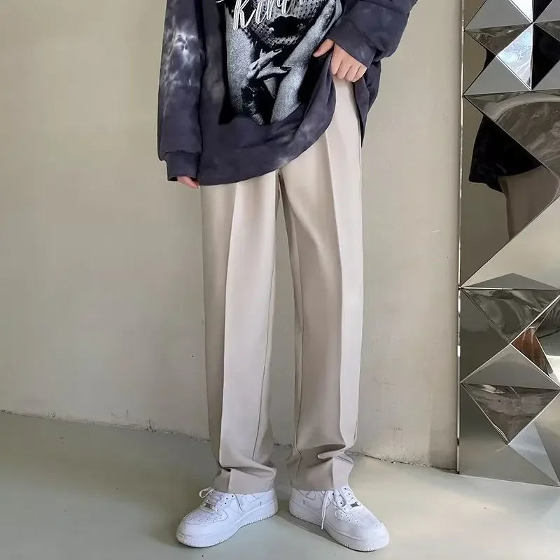 Pantalon Droit à Pli Homme | Coupe Classique & Moderne
