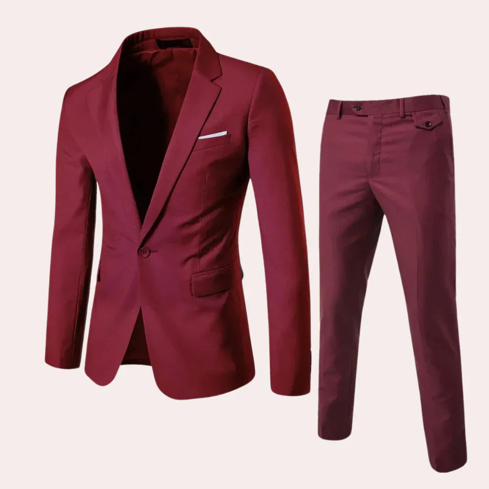 Costume Slim Fit Homme Deux Pièces | Veste & Pantalon Légers