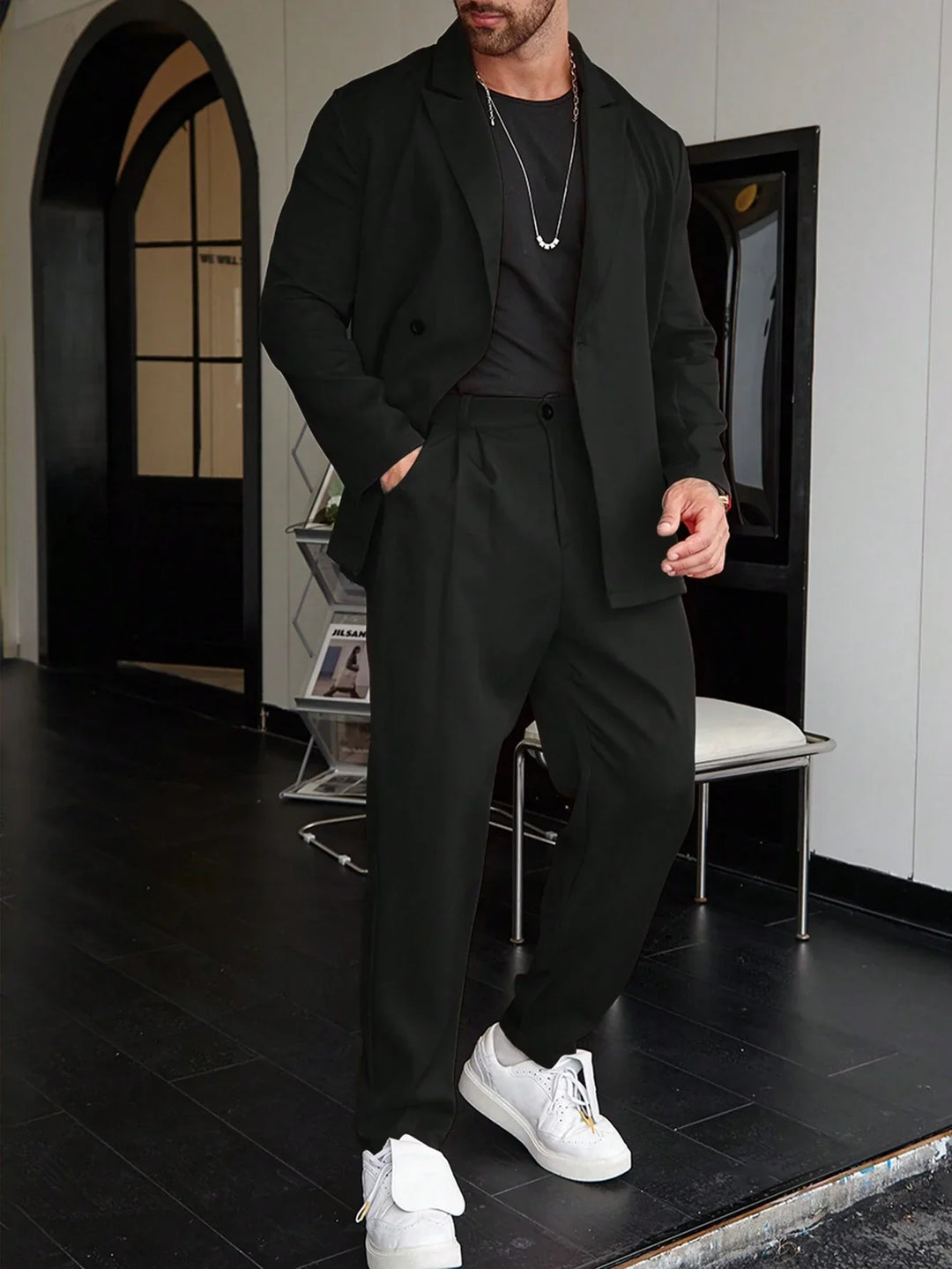 Costume Slim Fit Homme Revers Pointus | Blazer & Pantalon