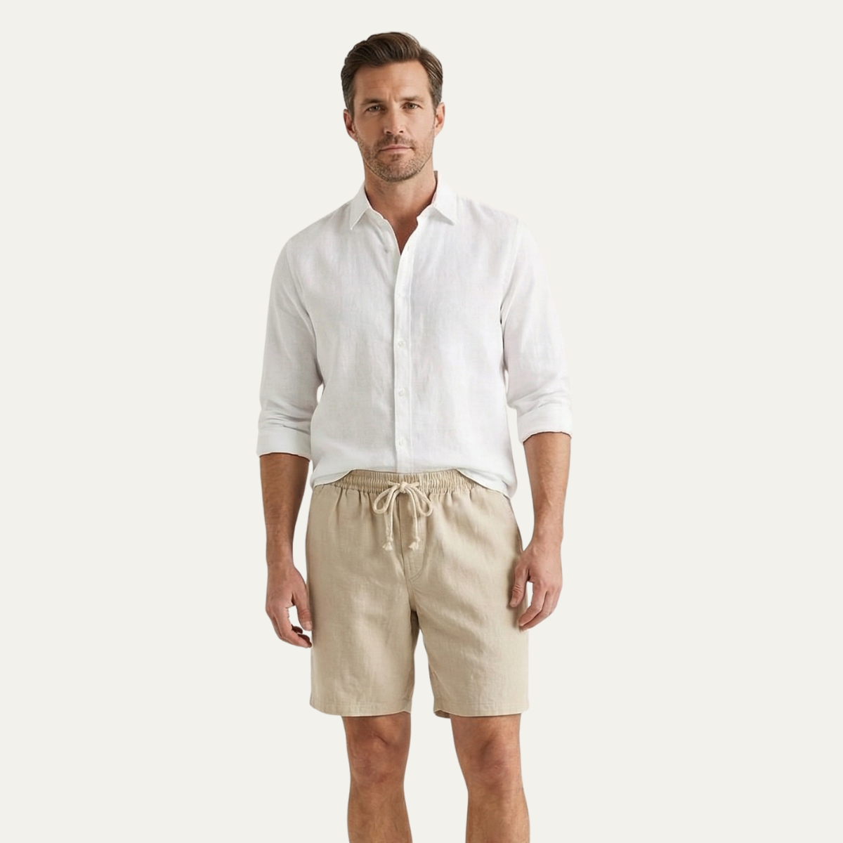 Short en Lin à Cordon Homme | Style Estival Décontracté