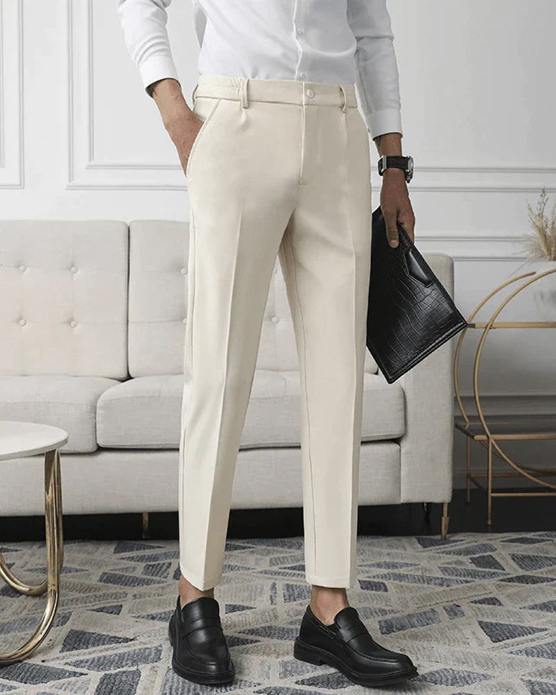 Pantalon Stretch Élégant Homme | Confort & Coupe Moderne