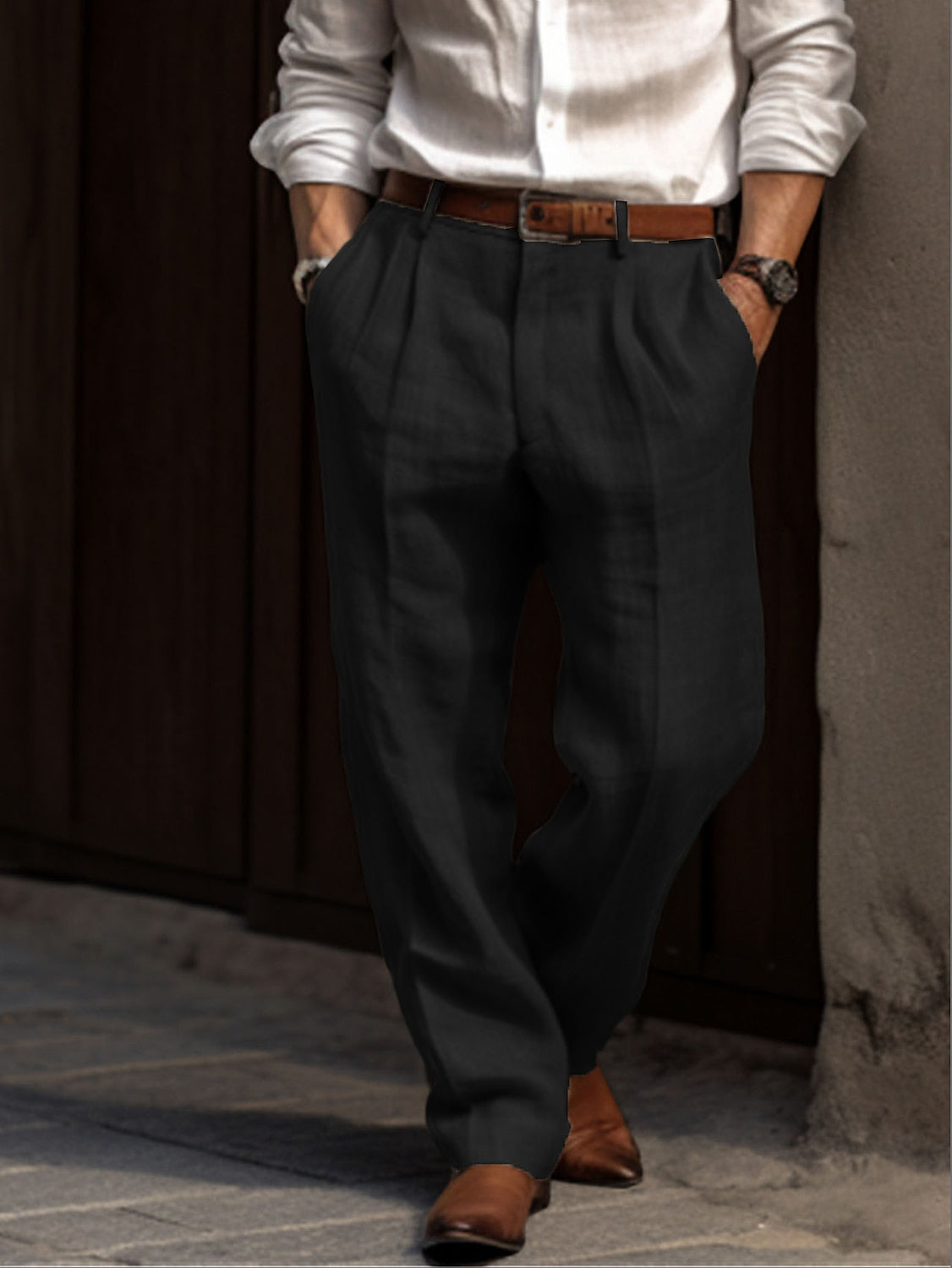 Pantalon Estival en Viscose Homme | Style & Confort