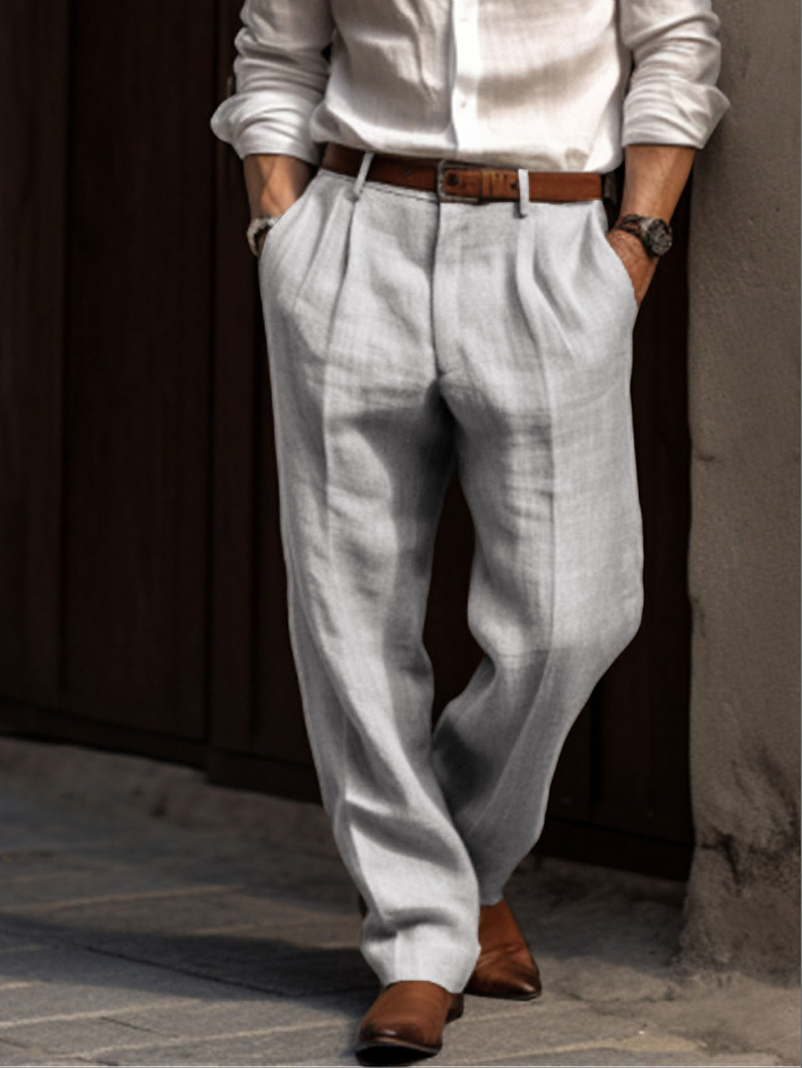 Pantalon Estival en Viscose Homme | Style & Confort