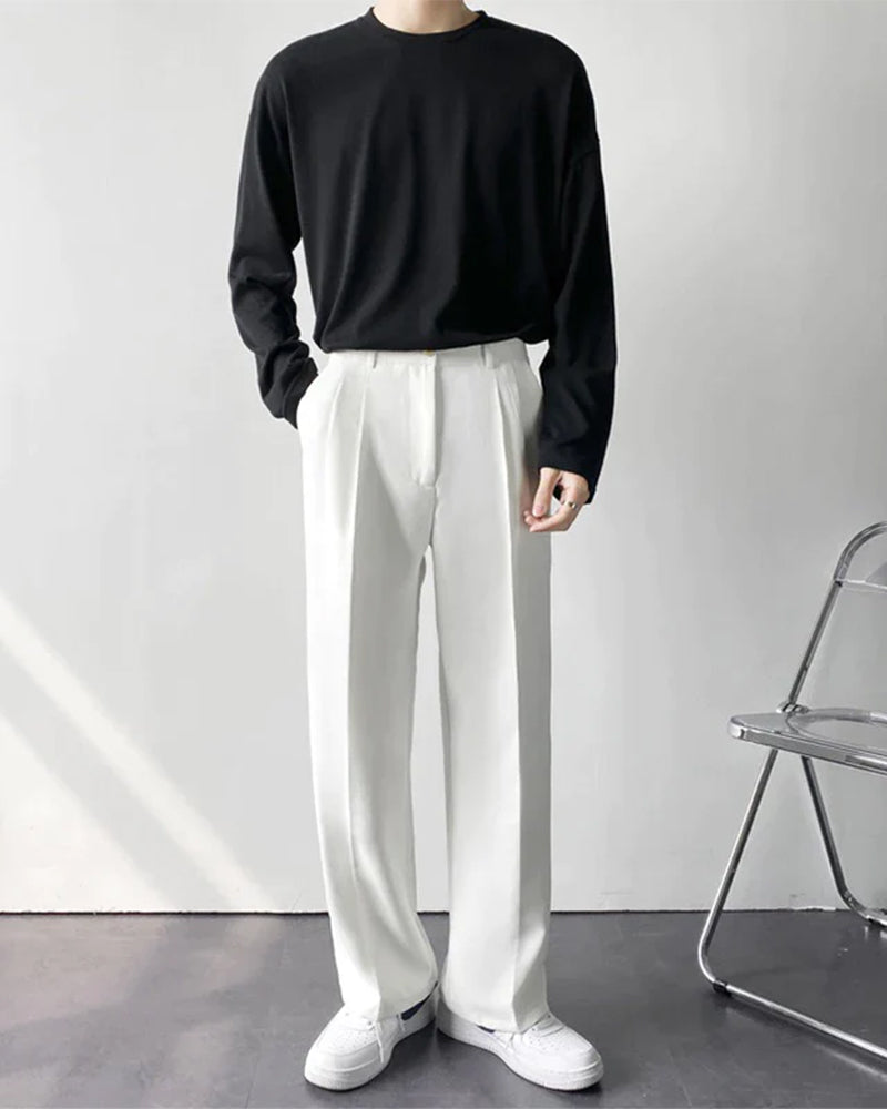 Pantalon Wide Fit Homme | Coupe Large & Confort Moderne