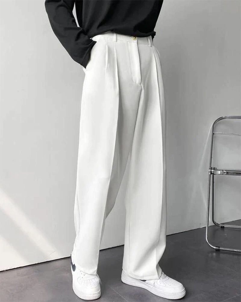 Pantalon Wide Fit Homme | Coupe Large & Confort Moderne