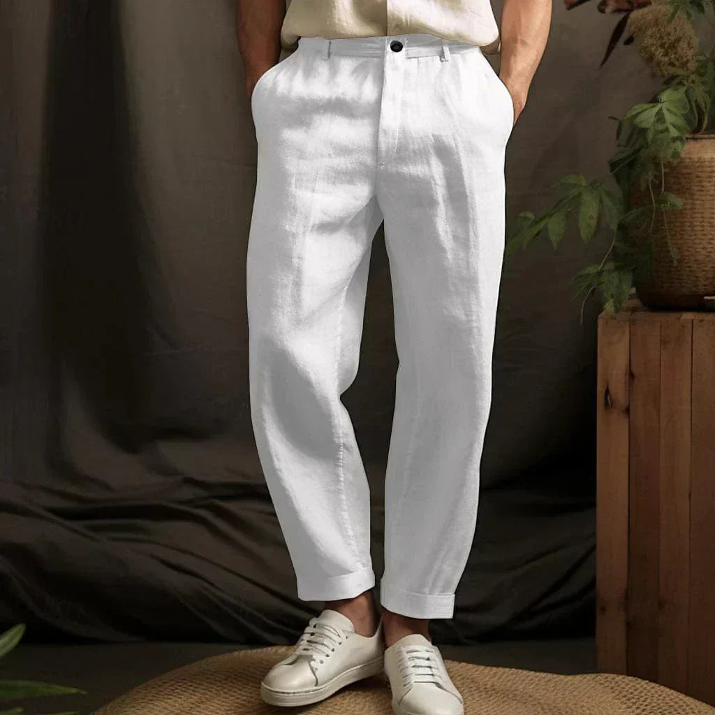 Pantalon en Coton Estival Homme | Légèreté & Confort