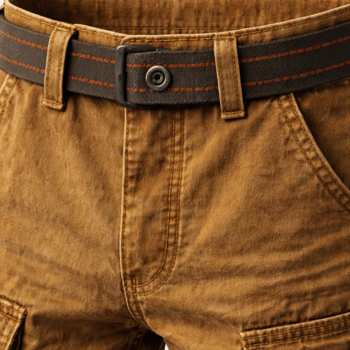 Short Cargo Utilitaire Homme Style Vintage | Poches & Confort
