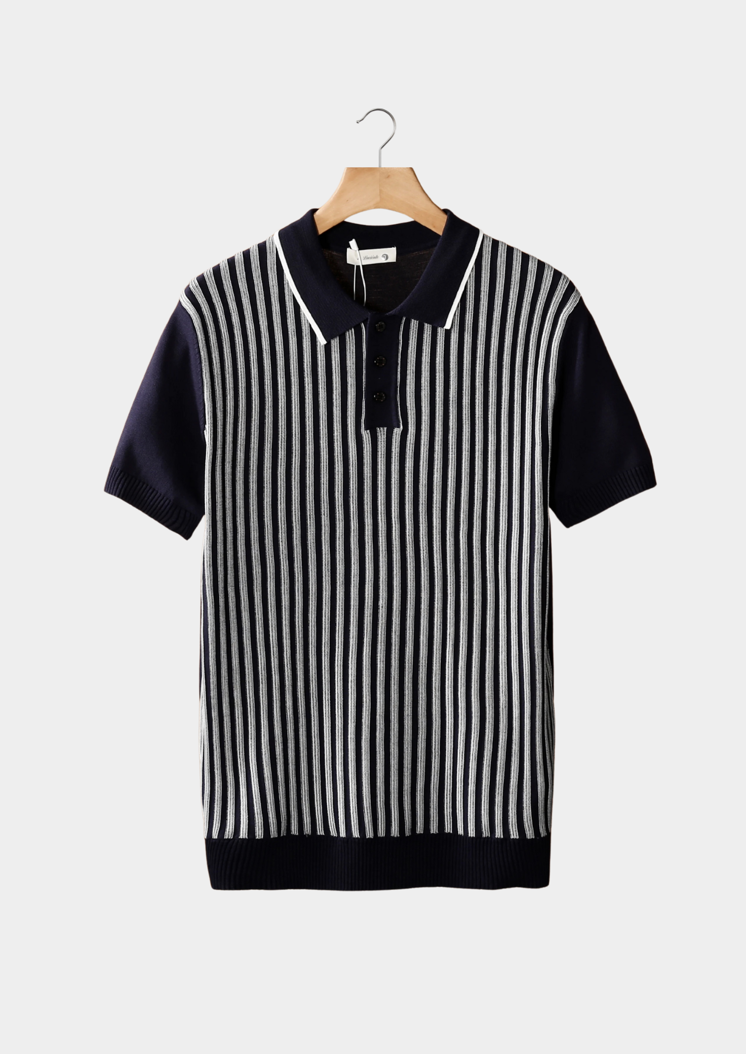 Polo à Rayures Verticales Homme Col & Boutons | Style Estival