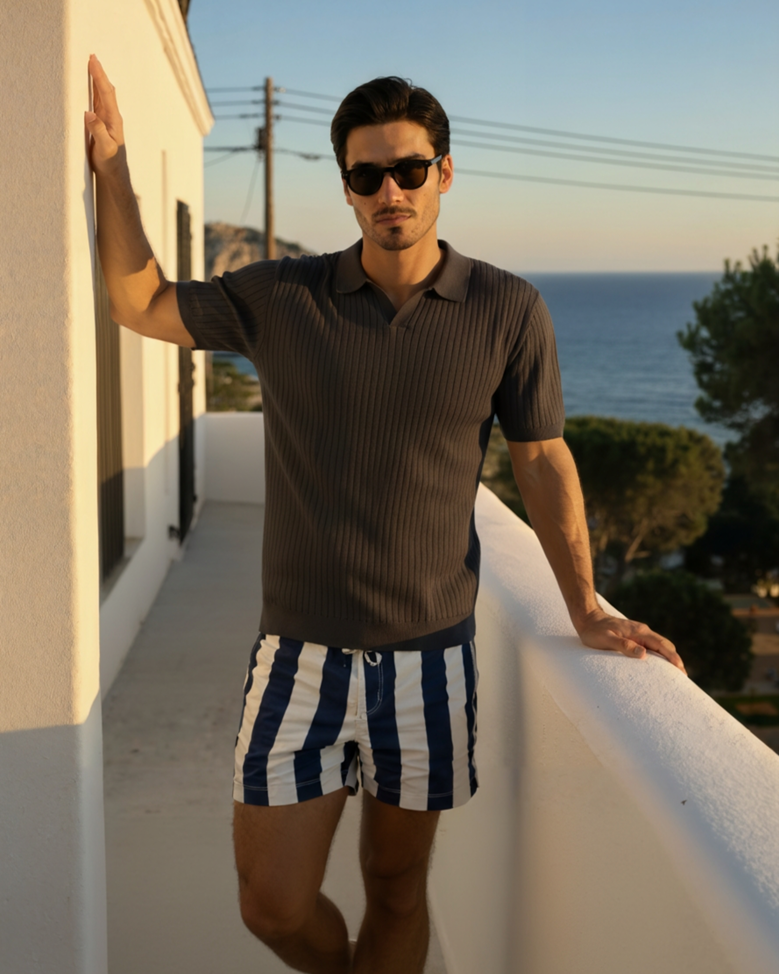 Polo à Côtes Premium Homme | Maille Élégante & Polyvalente