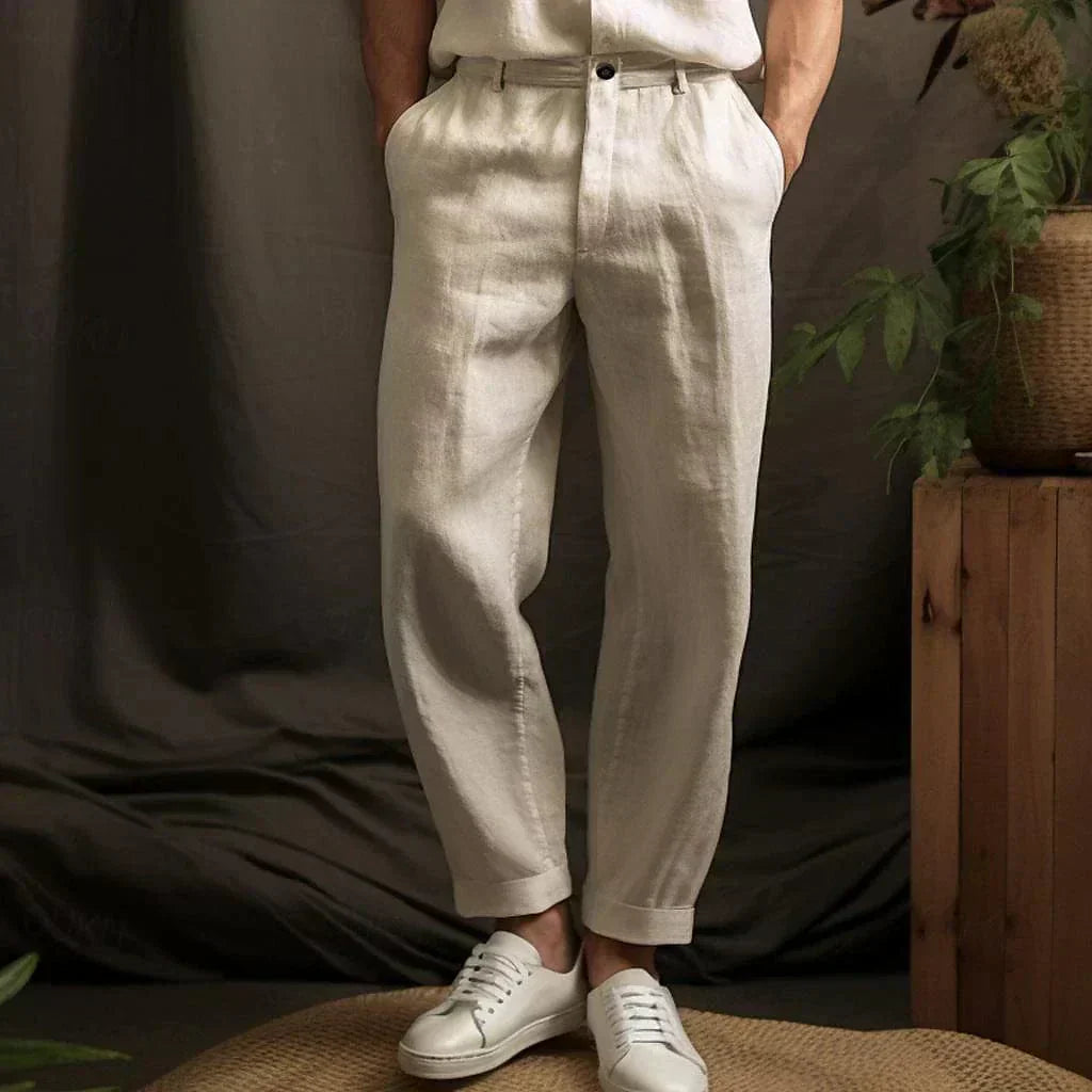 Pantalon en Coton Estival Homme | Légèreté & Confort