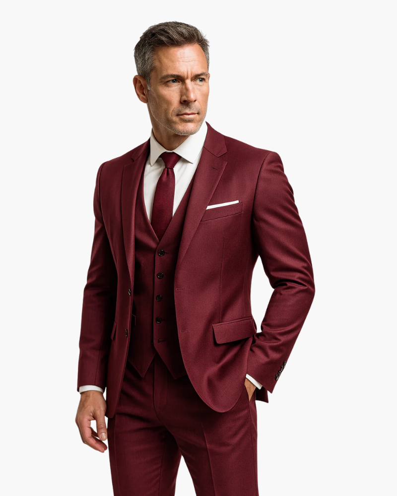 Costume 3 Pièces Premium Homme | Coupe Moderne & Formelle