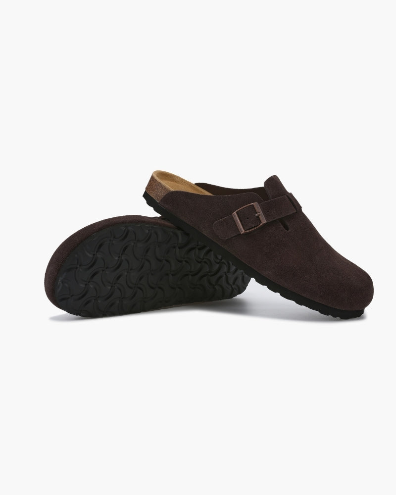 Sabot homme en daim à boucle | Élégance Décontractée