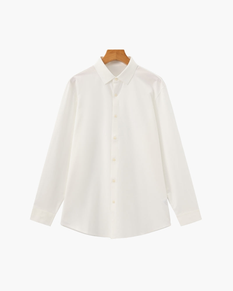 Chemise en Coton Élasthanne Homme | Coupe Moderne & Stretch