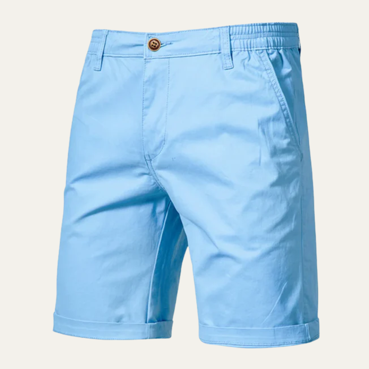 Short Homme Premium Coton Pli Plat | Style Estival Élégant