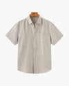 Chemise en Lin Manches Courtes Homme | Fraîche & Estivale