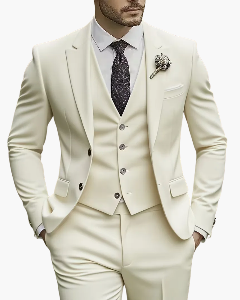 Costume Trois Pièces Slim Fit Homme | Cérémonie & Mariage