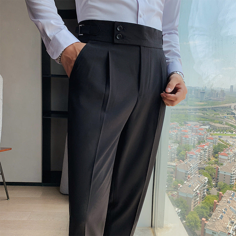 Pantalon Slim Fit Élégant Homme | Respirant & Valorisant