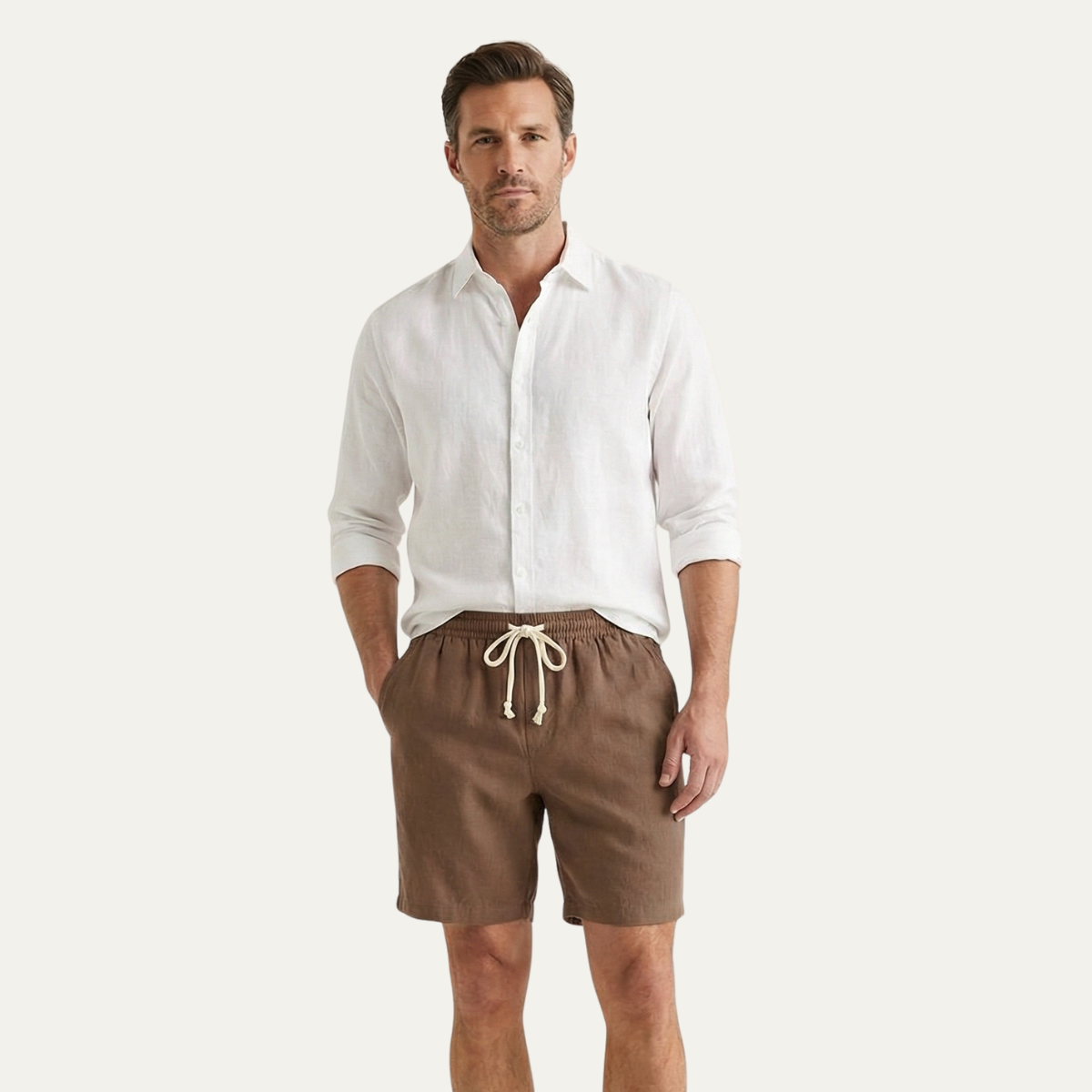 Short en Lin à Cordon Homme | Style Estival Décontracté