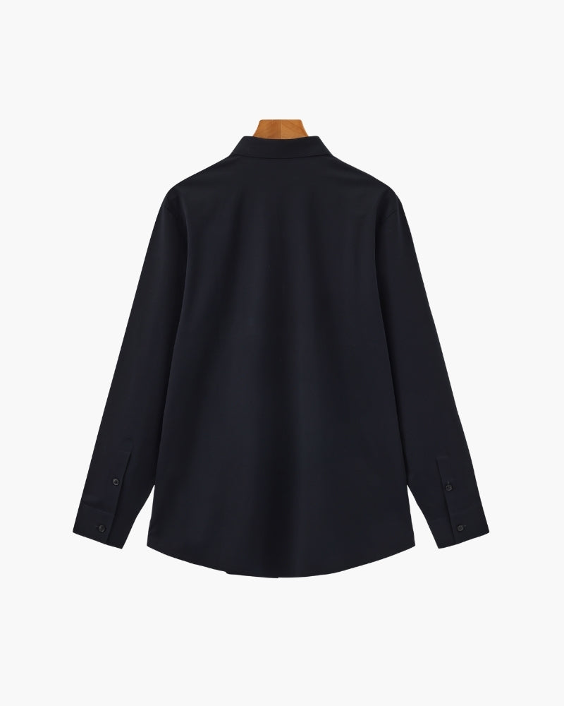 Chemise en Coton Élasthanne Homme | Coupe Moderne & Stretch