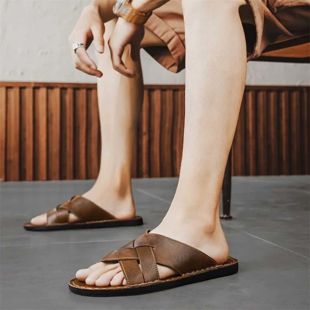 Sandales Homme Semelle Souple | Confort & Légèreté Estivale