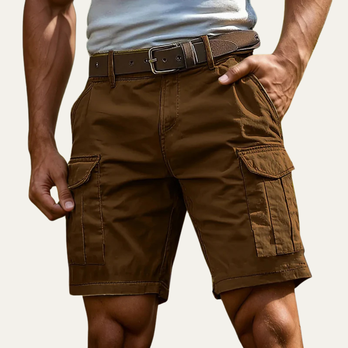 Short Utilitaire Homme avec Poches | Casual & Estival