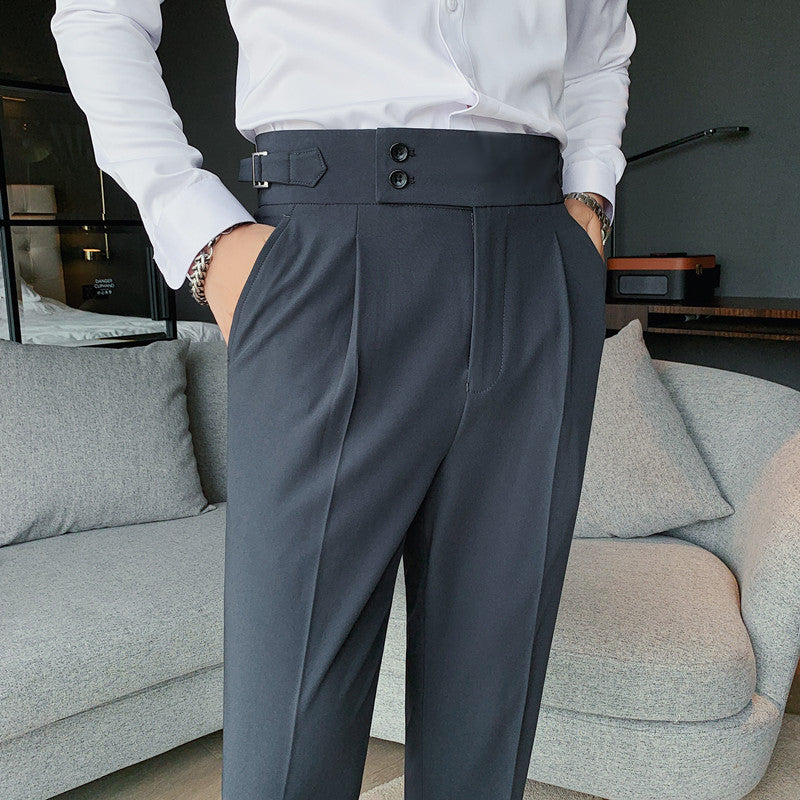 Pantalon Slim Fit Élégant Homme | Respirant & Valorisant