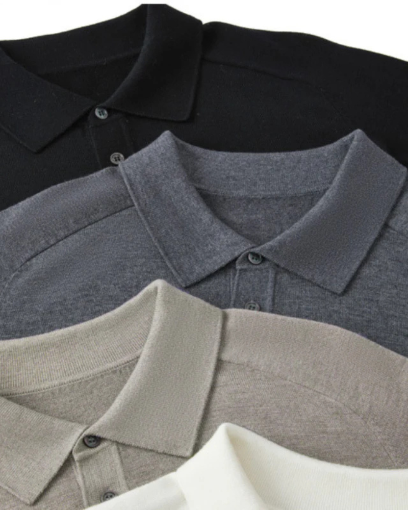 Polo en Laine Premium Homme | Douceur & Raffinement Quotidien