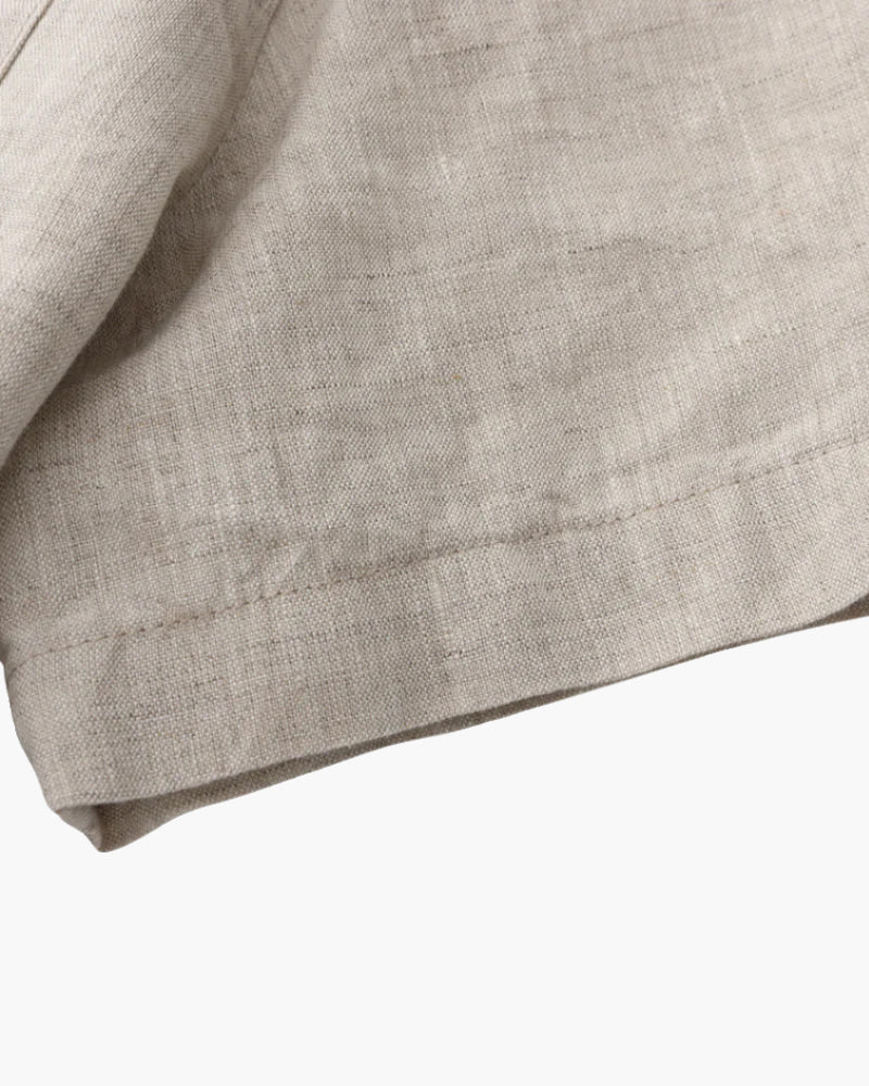Chemise en Lin Manches Courtes Homme | Fraîche & Estivale