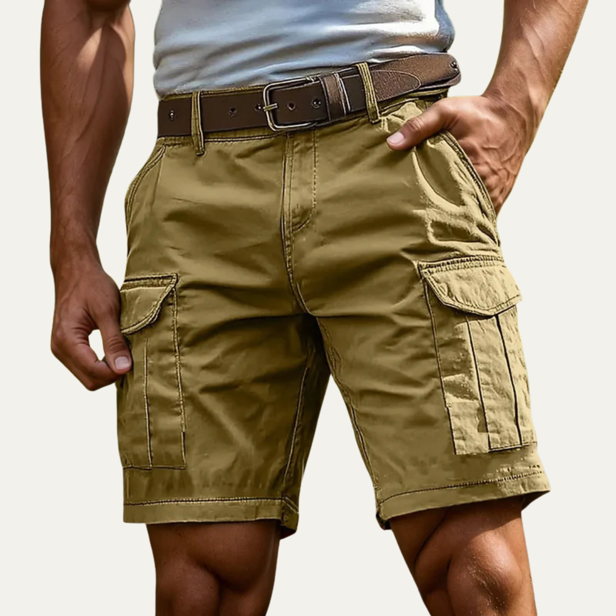 Short Utilitaire Homme avec Poches | Casual & Estival