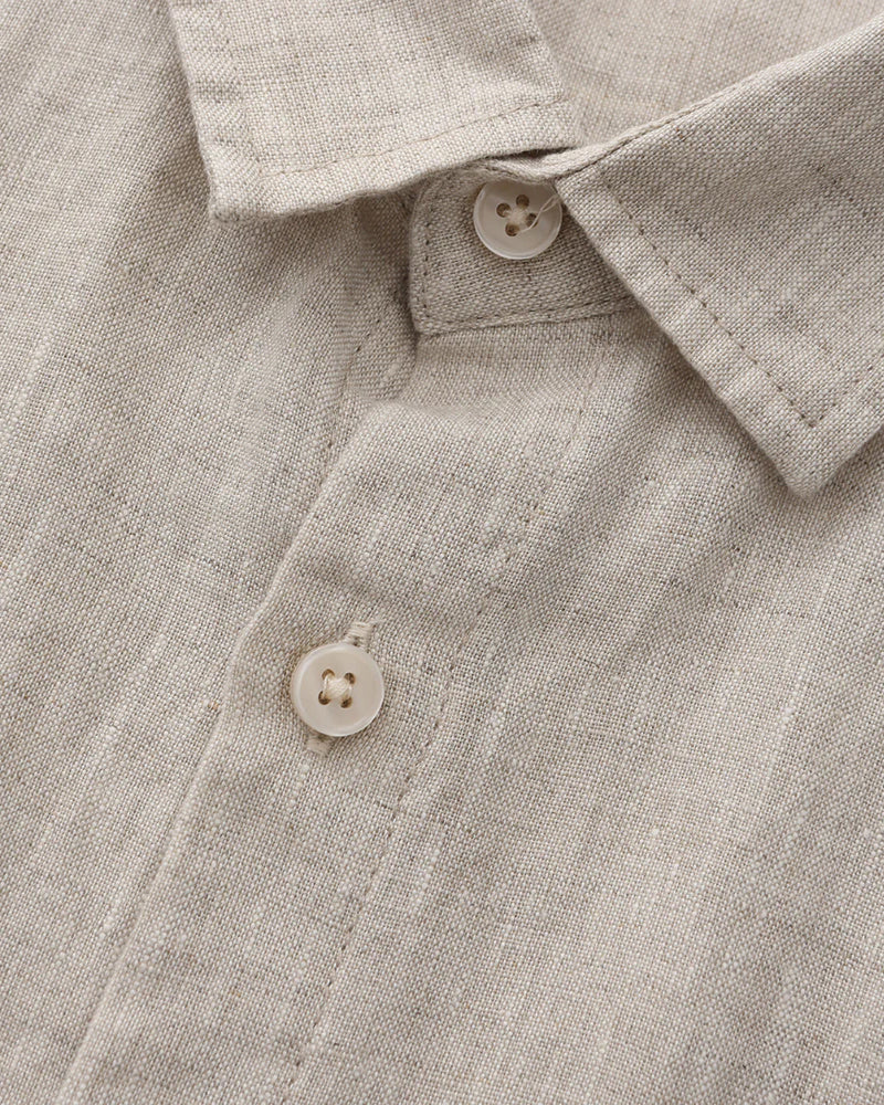 Chemise en Lin Manches Courtes Homme | Fraîche & Estivale