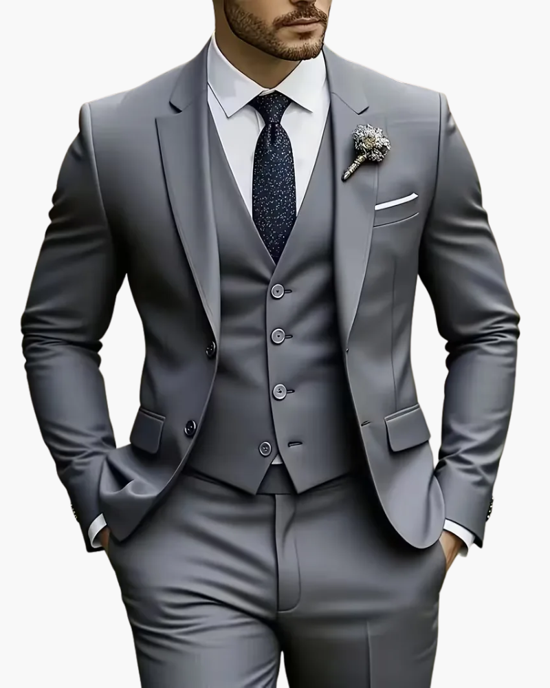 Costume Trois Pièces Slim Fit Homme | Cérémonie & Mariage