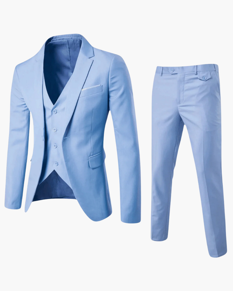 Costume 3 Pièces Premium Homme | Coupe Moderne & Formelle