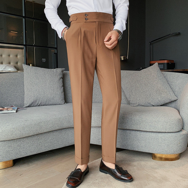 Pantalon Slim Fit Élégant Homme | Respirant & Valorisant