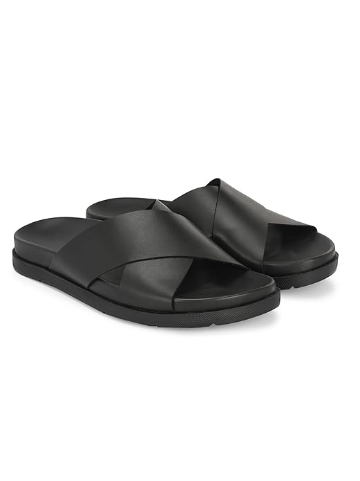 Sandales en Cuir Croisées pour Homme