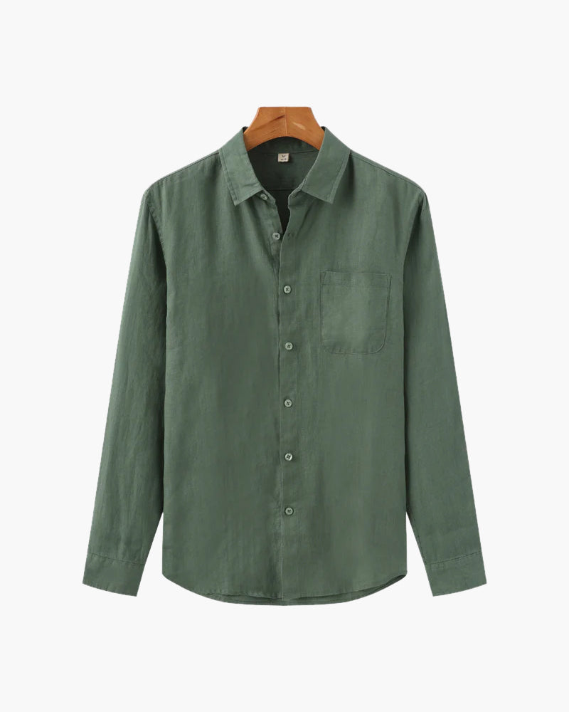 Chemise en Lin 100% Homme | Légère & Respirante