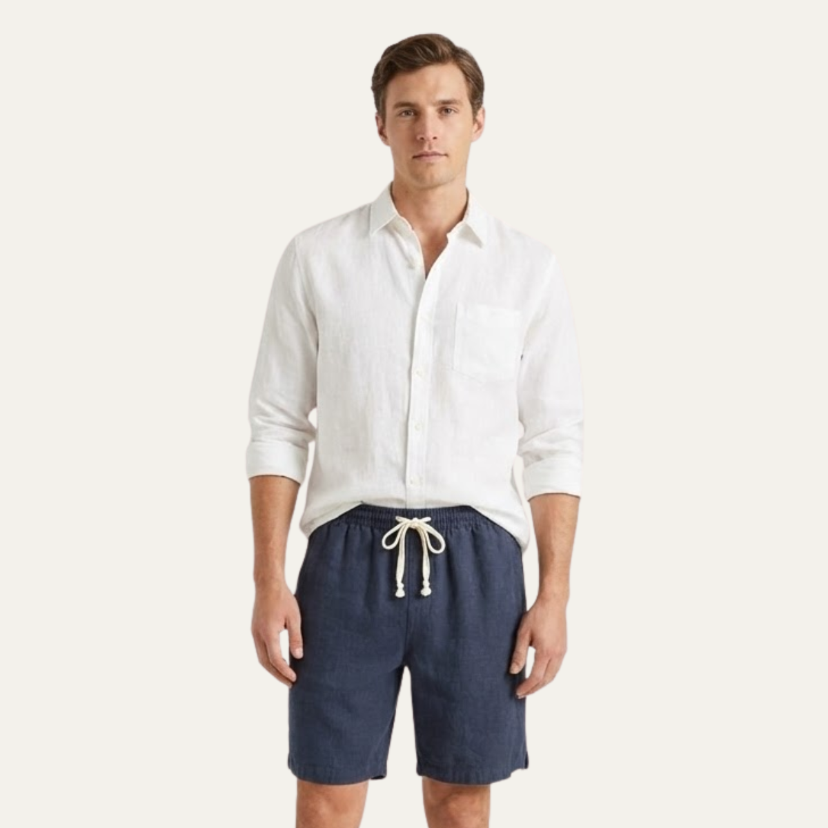 Short en Lin à Cordon Homme | Style Estival Décontracté