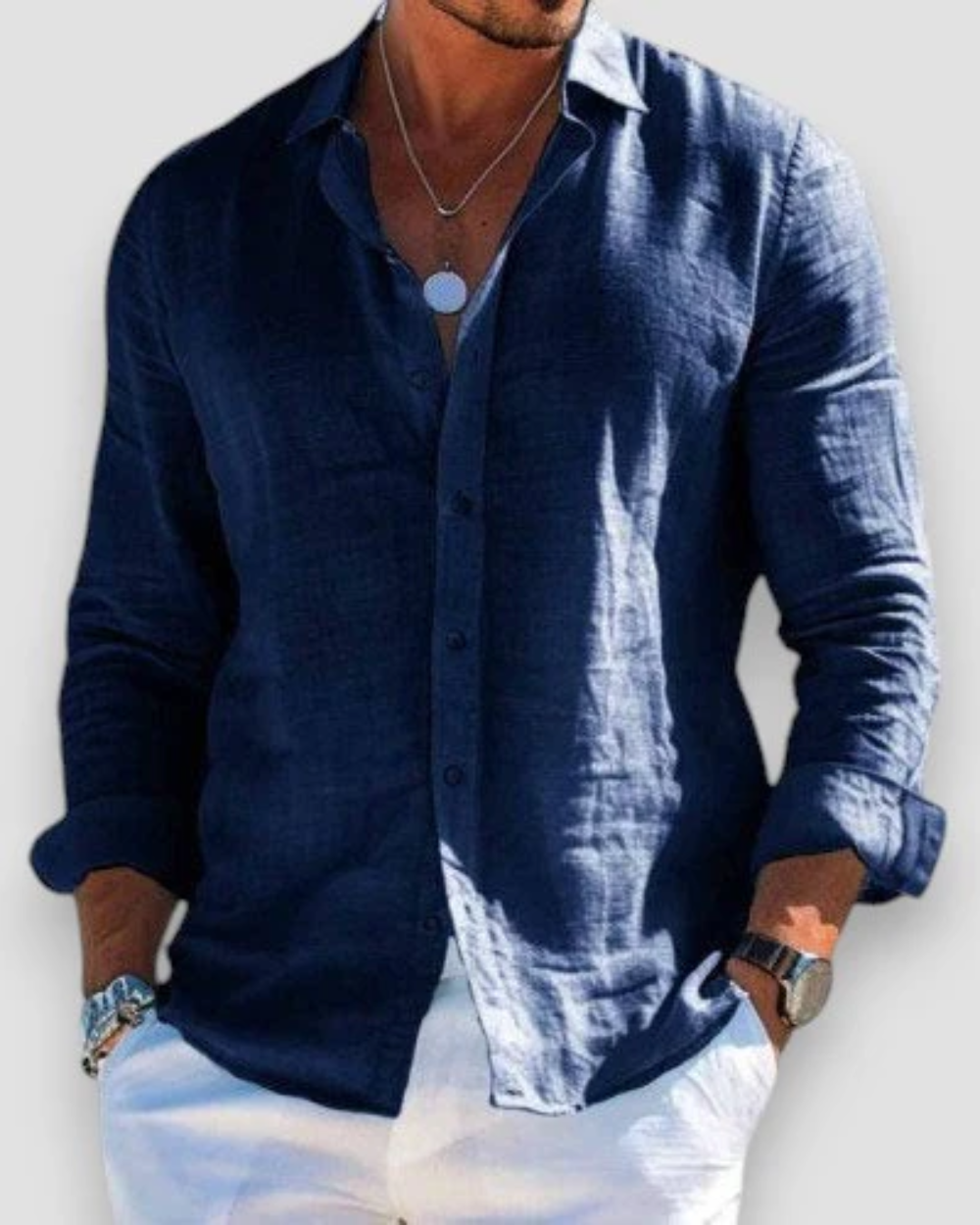 Chemise Casual Homme Légère | Polyvalente & Confortable