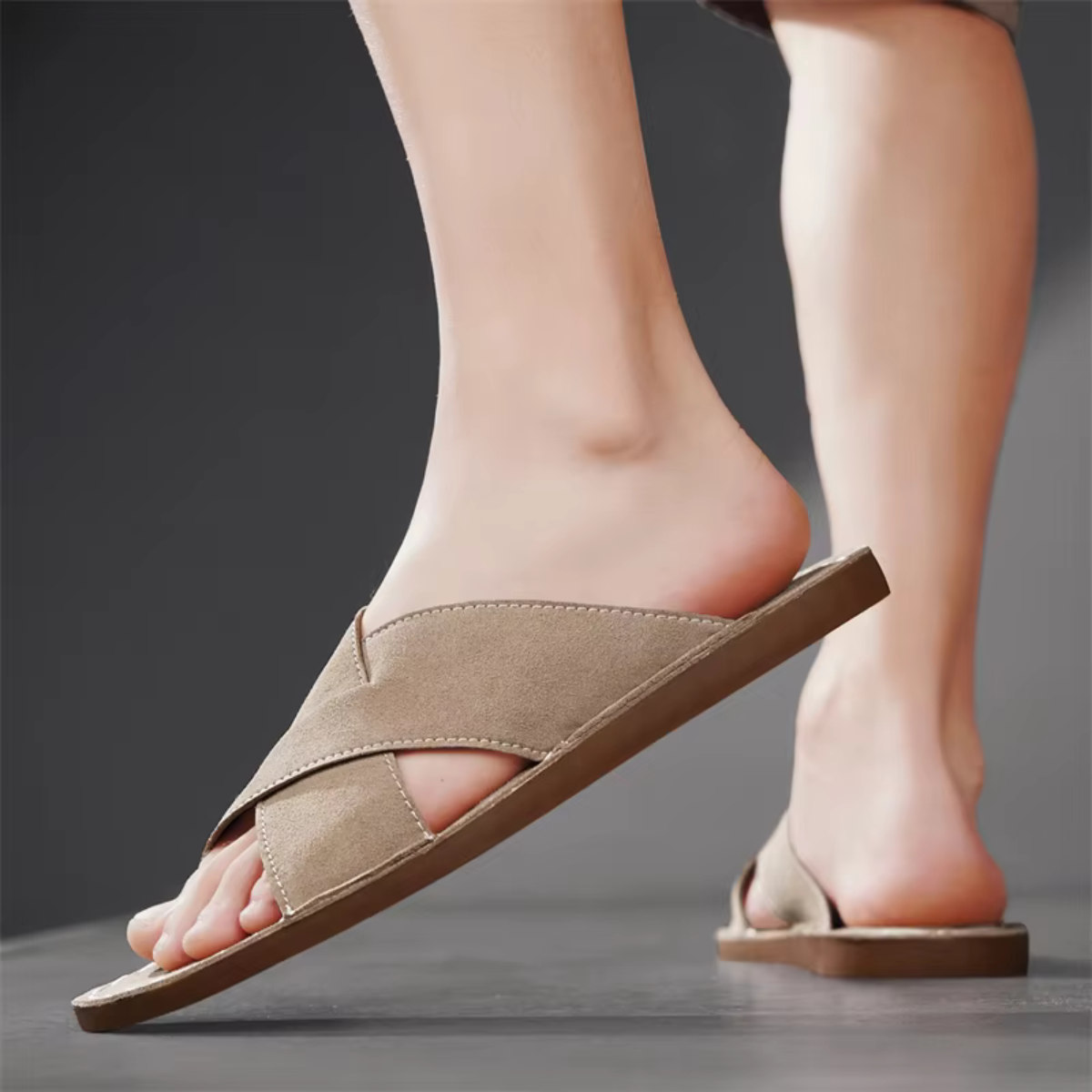 Sandales Homme Lanière Croisée | Style Décontracté & Confort