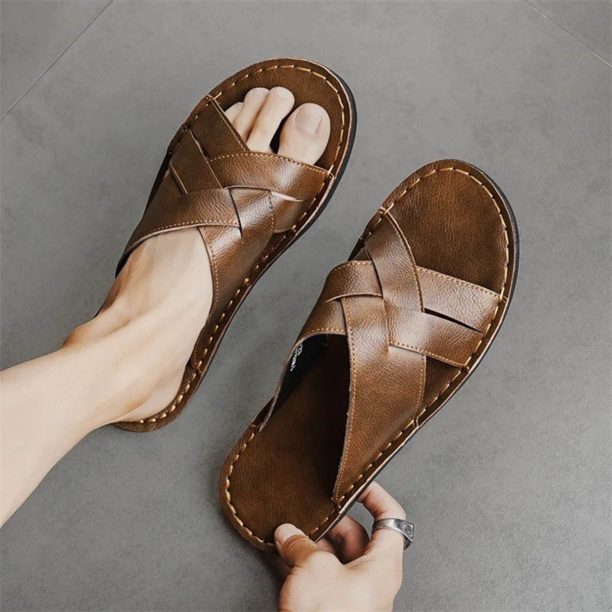Sandales Homme Semelle Souple | Confort & Légèreté Estivale