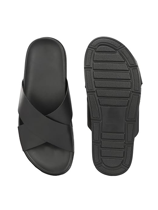 Sandales en Cuir Croisées pour Homme