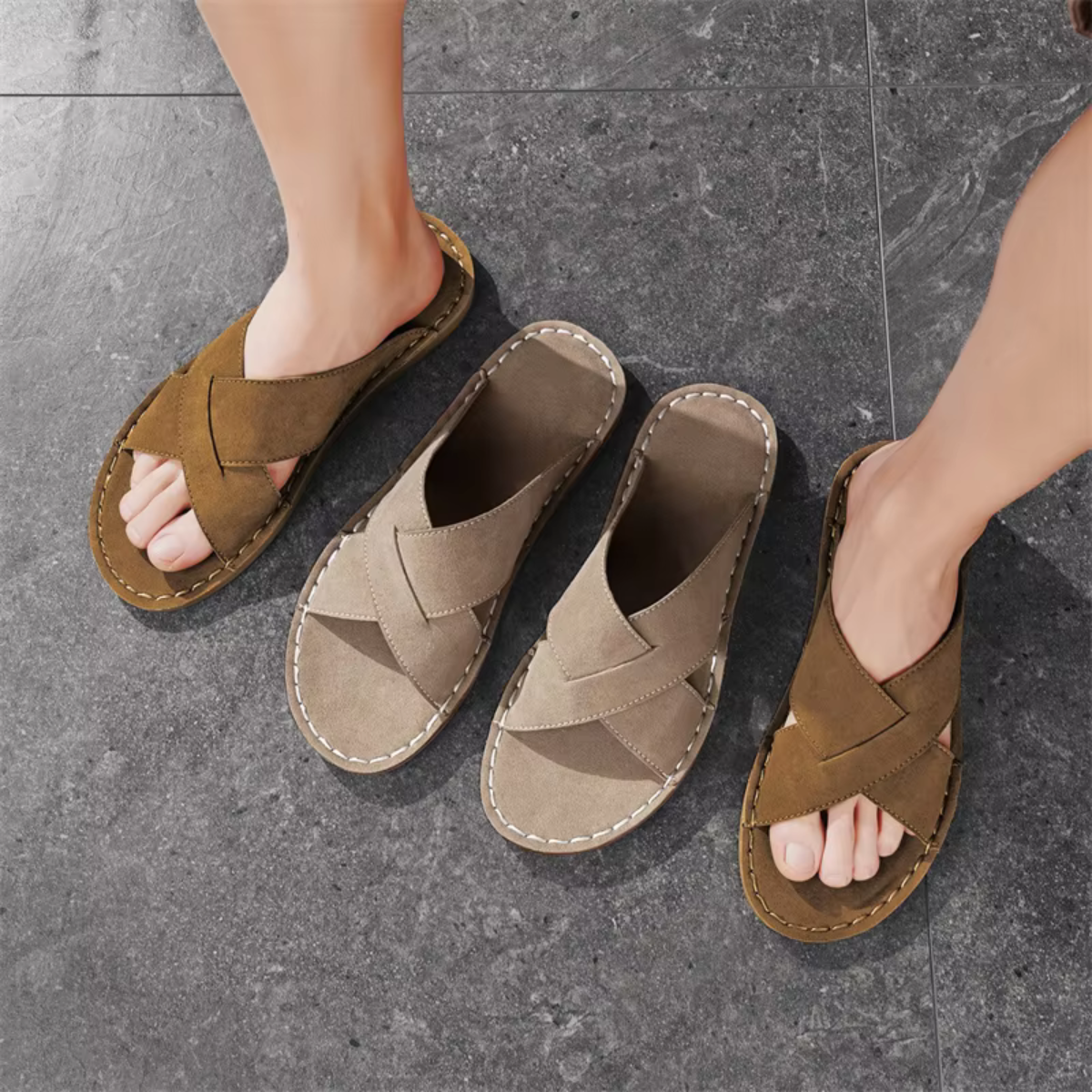 Sandales Homme Lanière Croisée | Style Décontracté & Confort