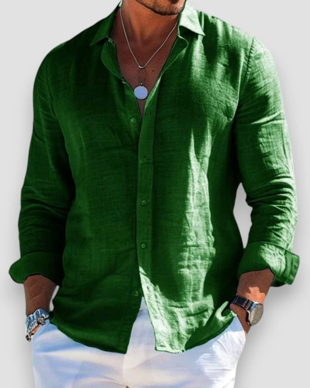 Chemise Casual Homme Légère | Polyvalente & Confortable