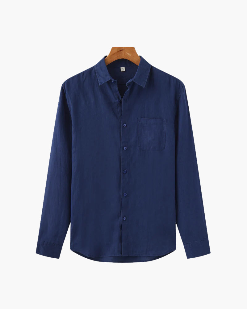 Chemise en Lin 100% Homme | Légère & Respirante