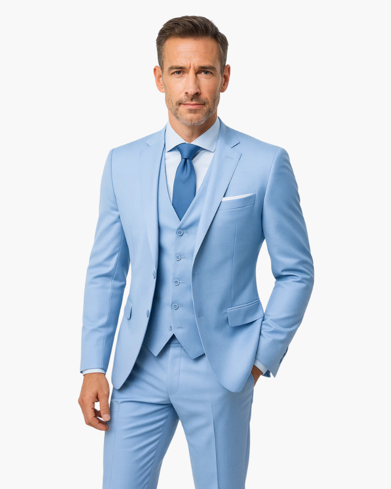 Costume 3 Pièces Premium Homme | Coupe Moderne & Formelle