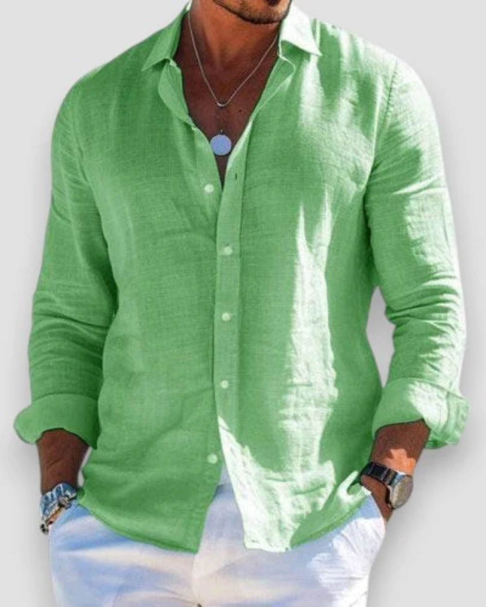 Chemise Casual Homme Légère | Polyvalente & Confortable