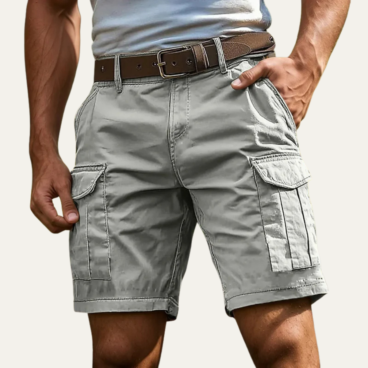 Short Utilitaire Homme avec Poches | Casual & Estival