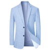 Blazer Homme Élégant Bouton Unique Revers | Tenue Formelle