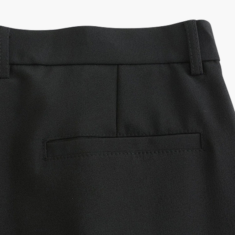 Pantalon Slim à Plis Homme | Ceinture & Coupe Ajustée