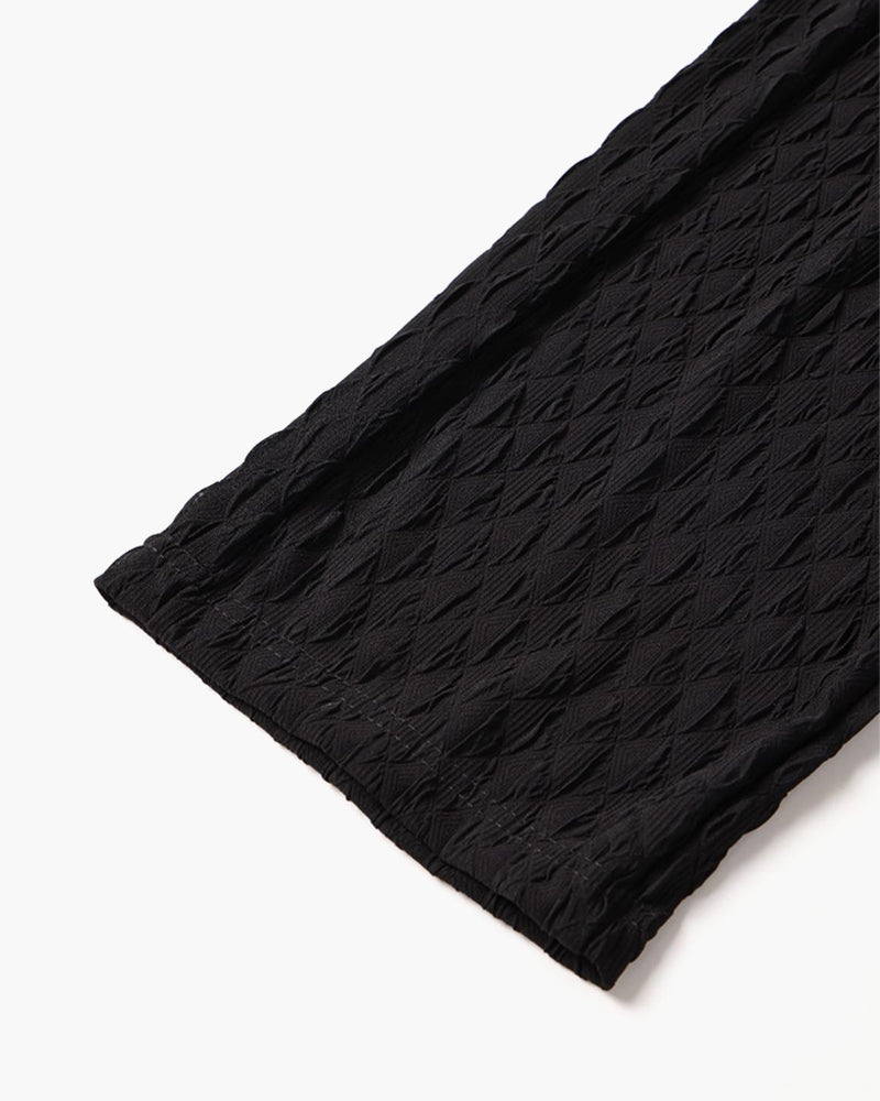 Pantalon Jacquard Homme Oversized | Confort & Style Distinctif