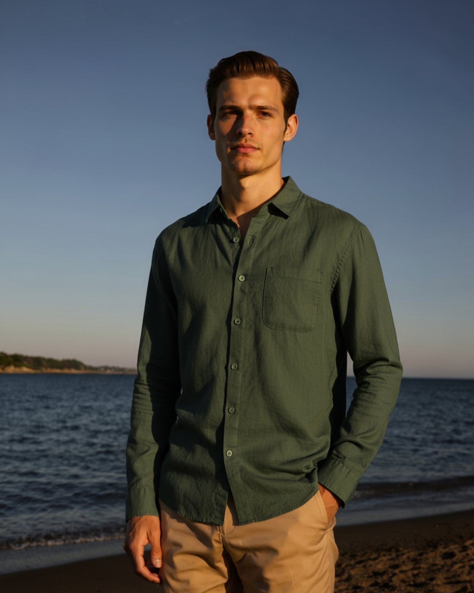 Chemise en Lin 100% Homme | Légère & Respirante